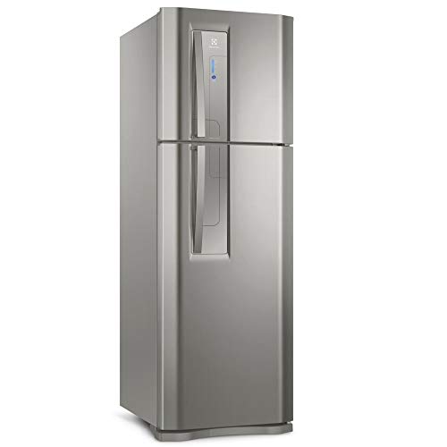 Geladeira/Refrigerador Top Freezer cor Inox 382L Electrolux (TF42S) 127V