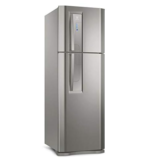 Geladeira/Refrigerador Top Freezer cor Inox 382L Electrolux (TF42S) 127V