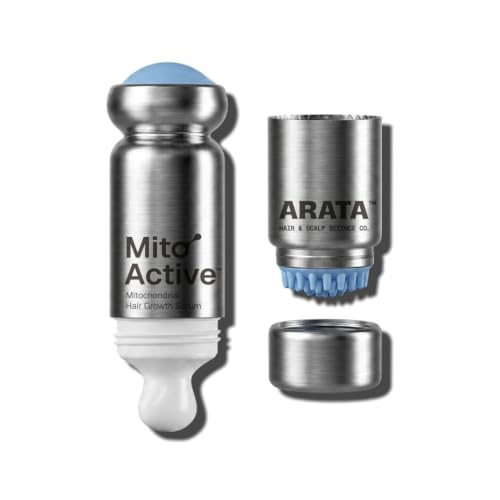 Image of Arata MitoActive | India's First Mitochondrial Hair Growth Serum | Reduces Hair Fall & Boosts Hair Growth | Powered by Y100 | Clinically Proven Active | In-Vivo Tested | For Men & Women | 30ml