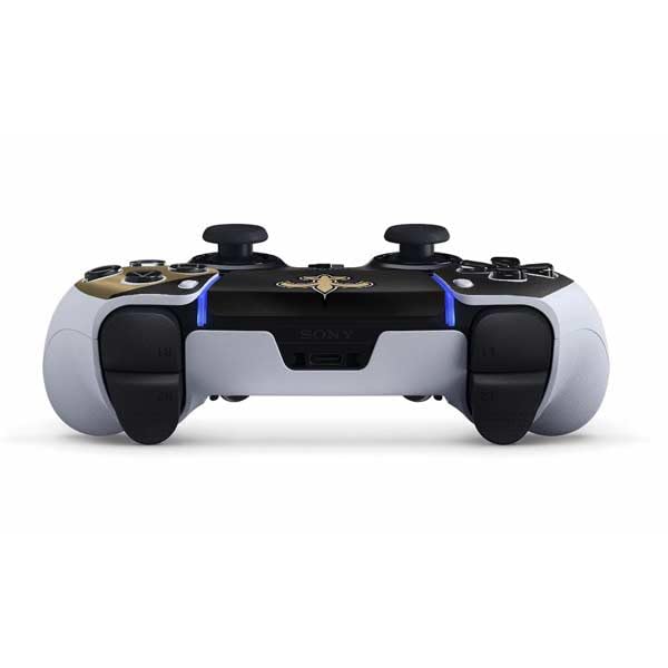 Skinit Decal Gaming Skin Compatible with PS5 DualSense Edge Pro Controller - Officially Licensed NFL New Orleans Saints Design