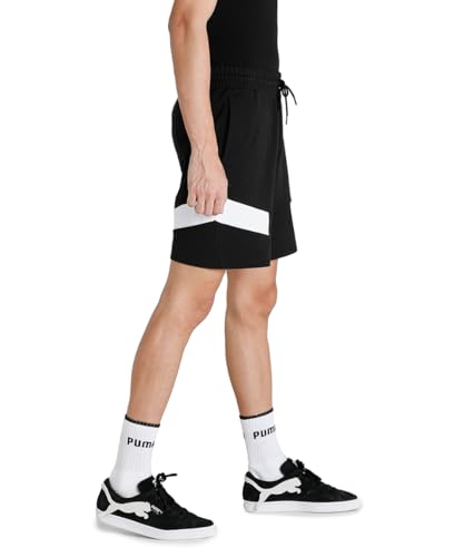 Image of Puma Men's Cotton Blend Boxer Regular Fit Casual Shorts