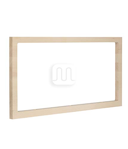 Paralume in legno verniciabile a forma rettangolare