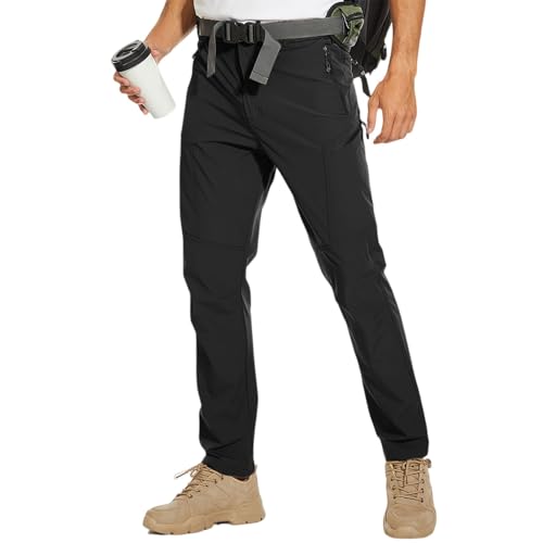 High Stretch Multi-Pocket Durable Cargo Pants Gym Workout Casual Jogger Tapered Ripstop Pants