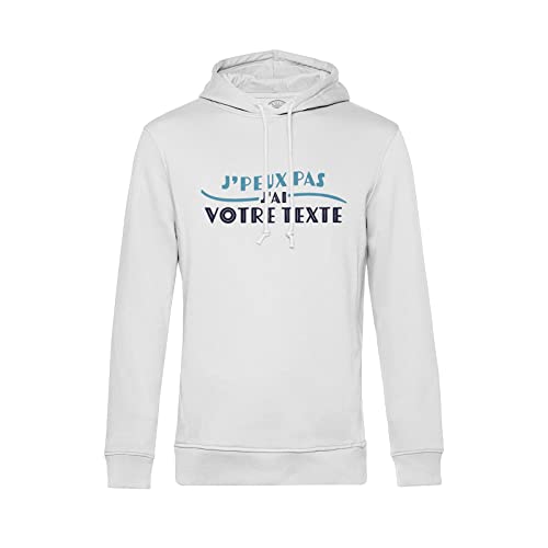 Idée cadeau anniversaire personnalisé avec ce sweat à capuche humour personnalisable