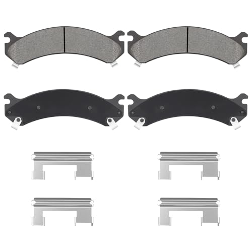 Front Semi-Metal Brake Pads Set for Chevy Silverado 1500 HD/ 2500/3500 HD,...