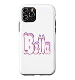 Carcasa para iPhone 11 Pro Bella - niñas y Mujeres Nombre Personalizado
