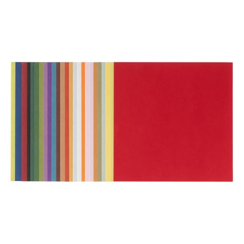 Papier washi japonais origami 25 couleurs d'une excellente tenue pour artistes