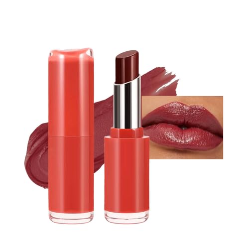 Image of Matte Creamy Lipstick for Women, Long Lasting Waterproof Velvet Lipstick, Lip Stick Crayon Buildable Blendable Creamy Color, Moisturizing Longwear Lip Makeup 08#