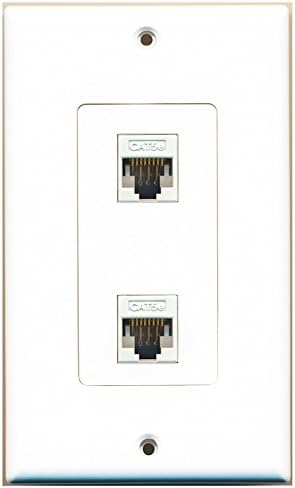 Aazon.co: RiteAV - 1 Cat6 Black Ethernet And 1 HDI Port Wall Plate - View #8