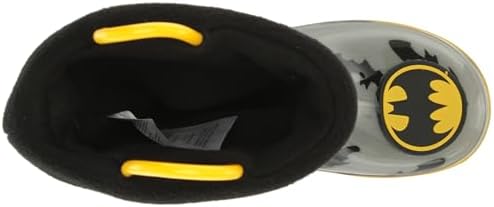 DC Comics Boys Batman Toddler Rain Boots With Soft Removable Liner, Age 5 Years | Image 4