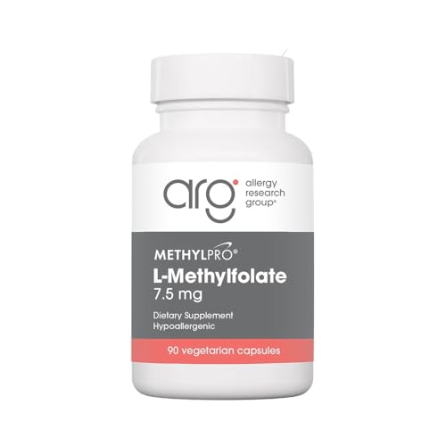 MethylPro L-Methylfolate 7.5 mg - Supports a Healthy Mindset - Active Folate for Methylation Support & Biochemical Reactions - Highly Bioavailable - Flexible Dosing - 90 Servings - 90 Capsules