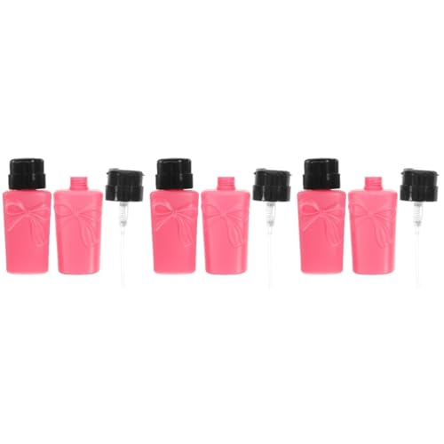 PATKAW 3 Juegos Removedor De Uñas Empujar Gel Constructor Transparente para Uñas Botella Reutilizable Botella De Removedor De Esmalte De Uñas Prensa Botellas Vacías Vacío 2 Piezas * 3
