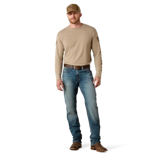 ARIAT Men's M4 Low Rise Stretch Stockton Stackable Straight Leg3