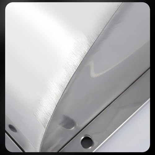 Couvercle d'échappement carré pour hotte anti-odeur inox 304 6" - 5