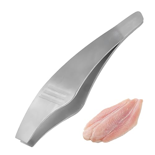 Pinzas Pescado Espinas, Quitador Espinas Pescado, Pinza para Pescados, Alicates para Eliminar Espina, Pinzas de Cocina de Acero Inoxidablepara Quitarespinasde Salmón y Pescados