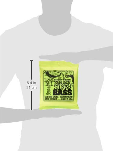 Ernie Ball Regular Slinky Cordes filées en nickel, diapason court, pour basse, calibre 50-105 - Les Beatles, Paul McCartney, John Lennon, RIngo Starr, George Harrison Ernie Ball Regular Slinky Cordes filées en nickel, diapason court, pour basse, calibre 50-105 – Image 5