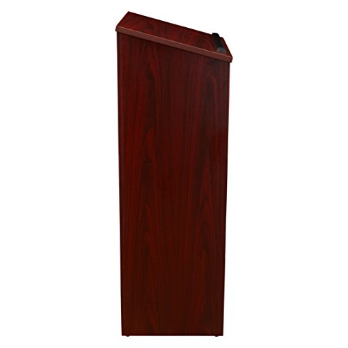 Oklahoma Sound 222-MY Full Floor Lectern, 23" Width x 46-1/2" Height x 16" Depth, Mahogany