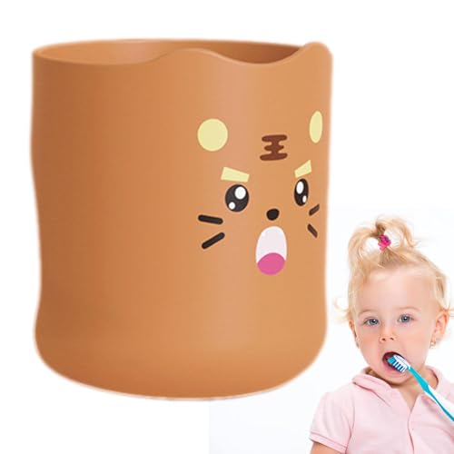 gobelet à brosse à dents pour enfants | Support de brosse à dents électrique et dentifrice de 300 ml, tasse de salle de bain incassable pour dentifrice, salle de bain, rinçage de bouche