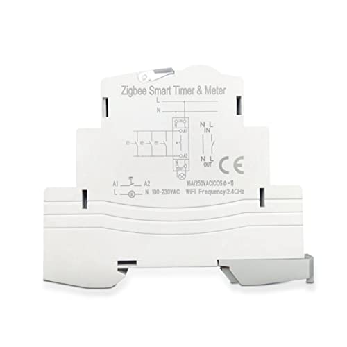 Pasuihcay ATMS 1602Z Smart Switch 16A Din Rail 1P Remote Control Timing Switch Smart Wireless Switch 220V Timing Switch