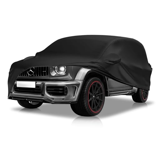 Image of 100% Custom Made Full car Cover for W463 w464 G Class Wagon Truck G550 G63 AMG G500 G350 Protect car Premium car Cover, UV Sun, Rain, Dust Element, Wind, Dirty Proof (Premium Outdoor + Cotton)