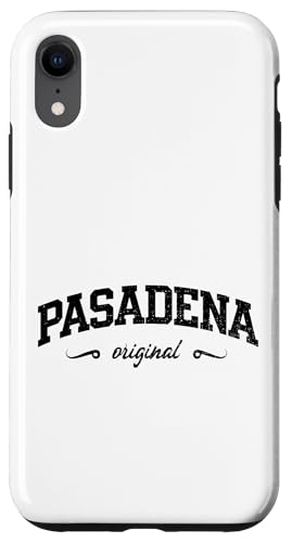 Pasadena �I���W�i�� ���B���e�[�W �J���b�W�X�^�C�� �X�N���v�g �X�}�z�P�[�X iPhone XR �p