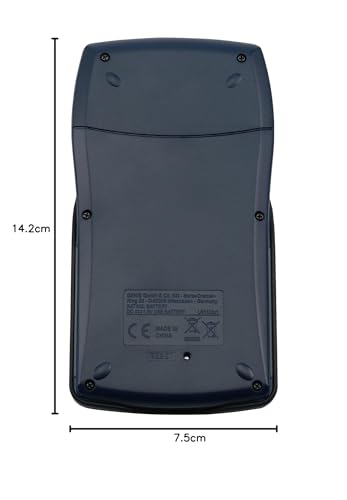 Genie 52 SC technisch-wissenschaftlicher Rechner (136 Funktionen; 10 stelliges Display; Inkl. Schutzdeckel) blau