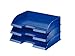 Produktbild Leitz 52180035 5er Sparpack Briefkorb Standard Plus, A4 quer, Polystyrol, blau