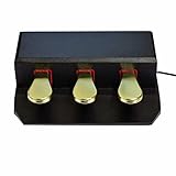The Chase CPP-300P is a three pedal unit in a piano-style configuration which offers the same kind of functional sustain, sostenuto and soft control found on grand pianos.