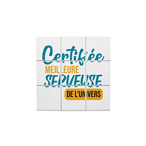 Carreaux céramique décoratif cadeau pour la meilleure serveuse de restaurant