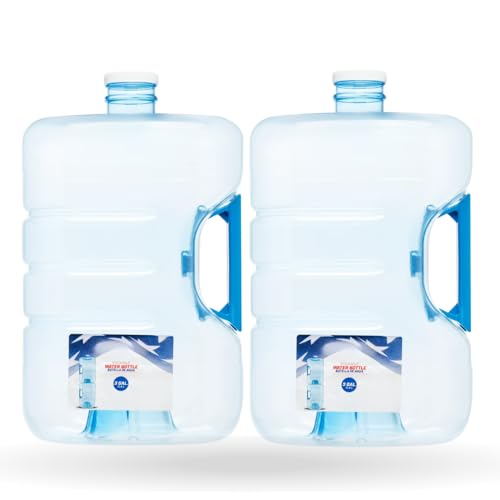 O2ktb 3‑Gallon Stackable Refillable Water Jug 2‑Pack – BPA‑Free Durable Plastic with Easy‑Grip Handle & Leak‑Resistant Cap, Space‑Saving Hydration Solution