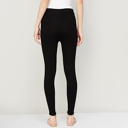 Image of Melange by Lifestyle Women Black Legging
