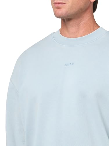 HUGO Men's Space Dyed Small Logo Sweatshirt3