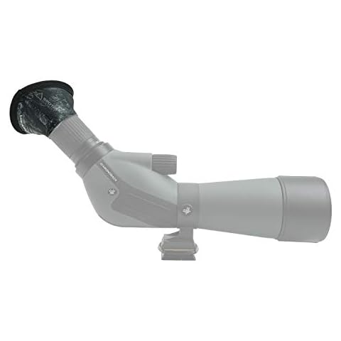 Alpine Innovations SpotSlicker Bandit - Water-Resistant Spotting Scope Eyeshield to Block Glare and Reduce Eye-Strain, One Size Fits All - Stealth Shadow Cover