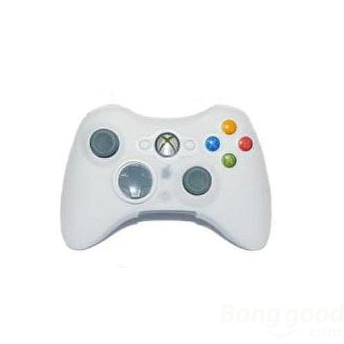 mark8shop Blanc Coque en silicone pour manette Xbox 360
