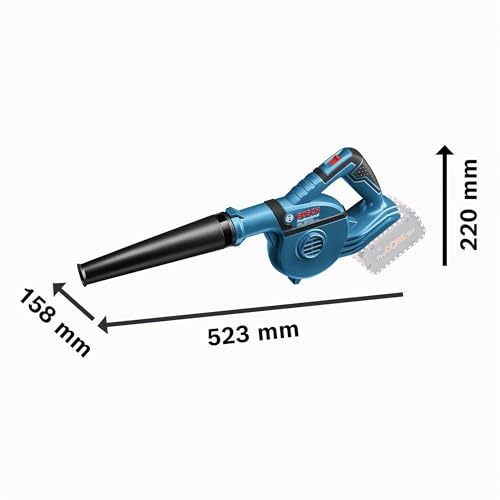 Miniatura 6 de Bosch Professional 18V System soplador a batería GBL 18V-120 (incl. 4 adaptadores, boquilla estándar, tubo prolongación, boquilla de profundidad, depósito de recogida de polvo, sin batería/cargador)