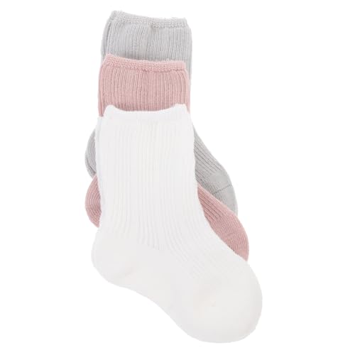 HAPINARY Toddler Socks Warm Winter Socks for Baby Boys Girls Newborn to Toddler 3 Pairs