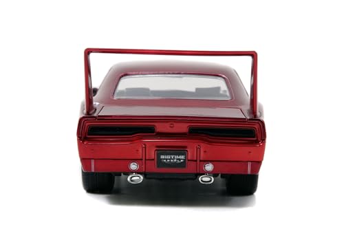 Auto a escala 1:24 Dodge Charger Daytona rojo miniatura 4