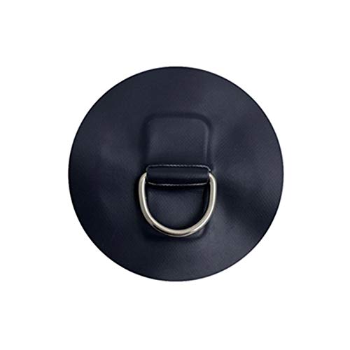 weisha Anneaux en D pour Kayak - Anneaux en D en Acier Inoxydable pour Kayak,Patch d'anneaux en D pour Accessoires de Pont de canoë Kayak Gonflable en PVC Cover