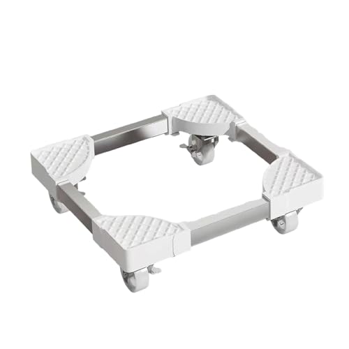 【Dimensioni Regolabili】: L:41-53cm; Le regolazioni verticali e orizzontali possono essere effettuate in base alla larghezza della. La lavatrice potrebbe vibrare durante il funzionamento; controllarla regolarmente.