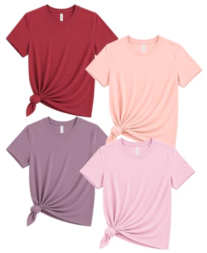 Image of Sleepynuts Women's Plain Round Neck Regular Fit Half Sleeve Cotton T Shirt