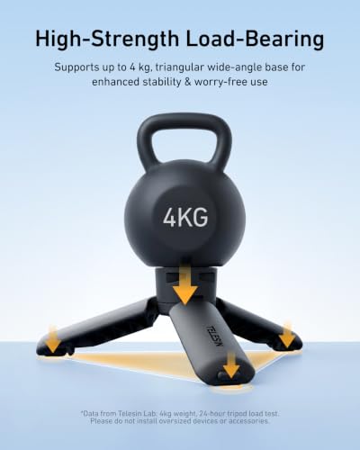 TELESIN Quick Open Mini Tripod Grip for DJI Pocket 4P 4 3 & Insta360 Luna - image 5
