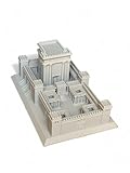 3D Kitchen Art Jerusalem The Second Temple Model The Beit HaMikdash Jewish Holy Temple (9.75 x 5.5 x 4.5 in)