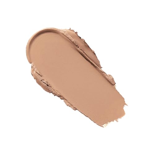 Matte Concealer Foundation Stick, Full Coverage for Dark Circles, Acne & Redness, Blemishes & Contouring, Long-Lasting Korean Waterproof Formula for All Skin Tones, Built-In Kabuki Brush (4# Wheat) — view 2