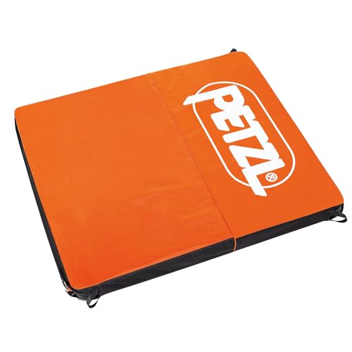 PETZL - Crashpad ALTO - 5700 g, Orange/Schwarz, 118 x 100 x 10 cm