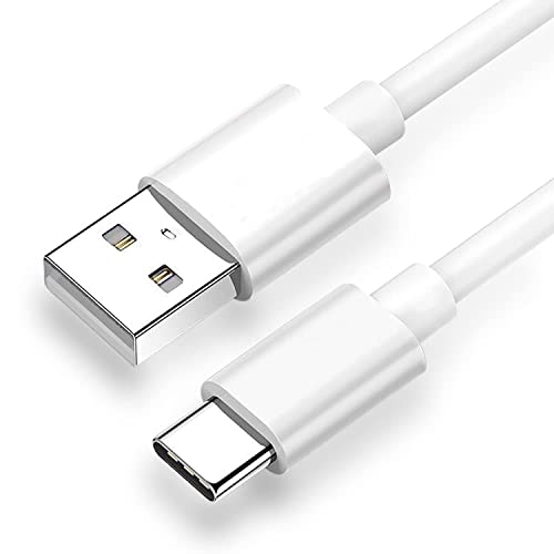 Image of Ultra Fast Type-C Charger for Realme 5 Pro Original Wall Mobile Charger Qualcomm QC 3.0 Quick Rapid VOOC AFC Charger with 1m Type C USB Data Cable (White, SE.Y2)
