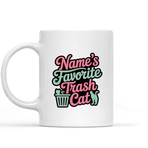 Bond Clan Custom Name Mug - Favorite Trash Cat