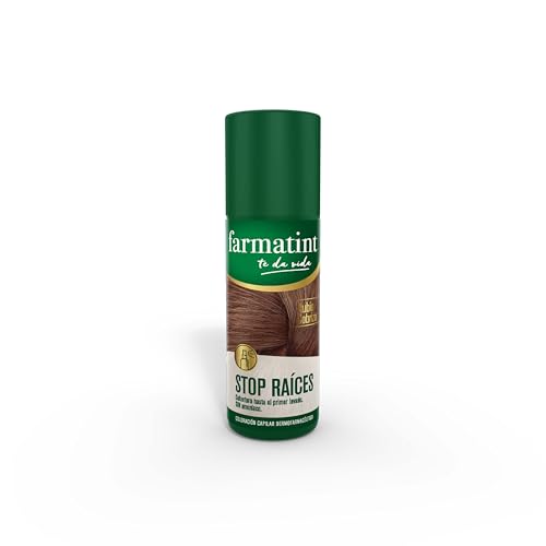 Farmatint Stop Raíces - Spray instantáneo capilar, Tono Cobrizo - 75 ml