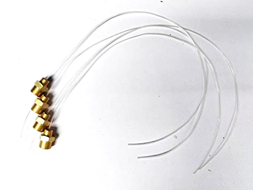 Screw liquipe Pipe for High Pressure car Detail Cleaning Tornado Gun Class z-010&Black z-020 Detailing Washing Gun Maintenance Rebuild Kit(4pcs/Bag) (10MM Screw)