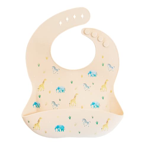 Image of Austin Baby Co Mess Proof Silicone Bibs for Babies – Perfect Travel Toddler Bibs for Baby