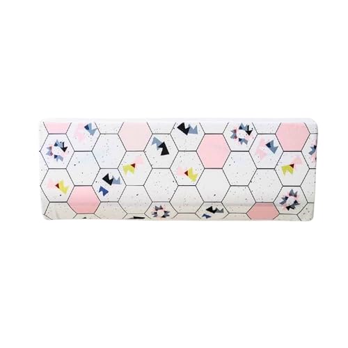 Image of Polyester Printed Split Ac Cover Indoor Unit For 1.5 Ton Capacity AC, Inner Unit Ac Cover, All Weather Cover /Attractive Digital Prints /Dustproof /Water Resistant Split Ac Cover (Hexagon)